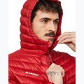 Férfi bélelt kabát Mammut Albula IN Hooded Jacket Men dark mammut red 5