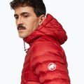Férfi bélelt kabát Mammut Albula IN Hooded Jacket Men dark mammut red 6