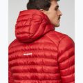 Férfi bélelt kabát Mammut Albula IN Hooded Jacket Men dark mammut red 7