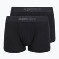 Férfi termikus boxeralsók super.natural Tundra 175 2 pár jet black/jet black
