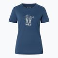 Női póló super.natural Flower Boots Tee ocean blue/feather grey 4