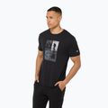 Férfi póló super.natural Go Hiking Tee jet black/various