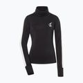 Női pulóver super.natural Bunny Roll Neck jet black/f.white/various/eucalyptus gl 4