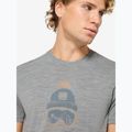 Férfi póló super.natural Gogeanie cashmere grey melange/various 3