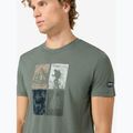 Férfi póló Super.Natural Go Hiking Tee eucalyptus/various 3