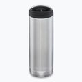 Klean Kanteen TKWide Cafe Cap 473 ml-es, szálcsiszolt rozsdamentes acél termo bögre