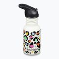Klean Kanteen Flip Seal Sport Cap Straw gyermek úti palack 355 ml leopárd mintás leopárd mintás