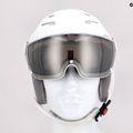 Sí sisak Alpina Jump 2.0 VM white/gray matt 16