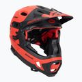 Bell kerékpáros sisak FF Super DH MIPS Spherical fasthouse matt fényes piros/fekete