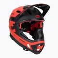 Bell kerékpáros sisak FF Super DH MIPS Spherical fasthouse matt fényes piros/fekete 8