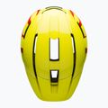Bell Sidetrack II Jr gyermek biciklis sisak fényes hi-viz/piros 4