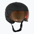 Női síbukósisak Giro Aria Spherical matt fekete / élénk koffer