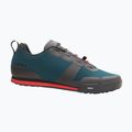 Férfi kerékpáros platform cipő Giro Tracker Fastlace harbor blue/bright red