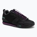 Női platform kerékpáros cipő Giro Tracker Fastlace fekete/throwback lila