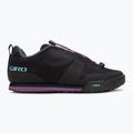 Női platform kerékpáros cipő Giro Tracker Fastlace fekete/throwback lila 2
