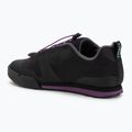 Női platform kerékpáros cipő Giro Tracker Fastlace fekete/throwback lila 3