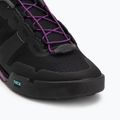 Női platform kerékpáros cipő Giro Tracker Fastlace fekete/throwback lila 7