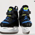 Gyermek korcsolya FILA X-One blue/lime 10