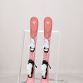 Gyermek lesiklópálya sílécek Rossignol Experience 80 W Pro + Kid4 pink 15