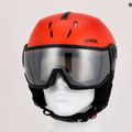 Sí sisak UVEX Instinct Visor fekete/piros 56/6/260/7005 17