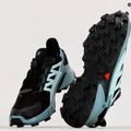 Salomon Supercross 4 GTX fekete-kék női futócipő L41735500 21