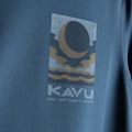 KAVU Férfi Sol Crew pulóver orion kék 5
