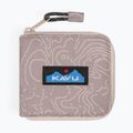 KAVU Zip Around pénztárca taupe topo