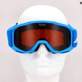 Gyermek síszemüveg Alpina Piney blue matt/orange 9