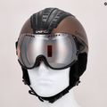 Sí sisak CASCO SP-2 Carbonic Visor barna 07.3733 11