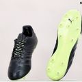 PUMA King Platinum 21 FG/AG férfi futballcipő fekete-zöld 106478 05 11