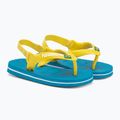 Havaianas Baby Brasil Logo II szandál fehér/kék/zöld/sárga 4