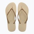 Havaianas Slim sand grey / light golden női flip-flop papucs 10