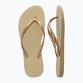 Havaianas Slim sand grey / light golden női flip-flop papucs 11