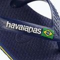 Havaianas Baby Brasil Logo II navy blue / citrus yelloew gyermek szandál 9