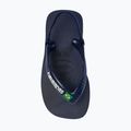 Havaianas Baby Brasil Logo II navy blue / citrus yelloew gyermek szandál 6