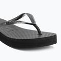 Női Havaianas Slim Platform flip flopok fekete 7