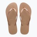 Havaianas Slim Crystal Sw II rode gold női flip-flop papucs 11