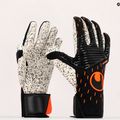 Uhlsport Speed Contact Supergrip+ Finger Surround kapuskesztyű fekete-fehér 101126001 9