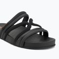 Női Ipanema Walk Slide flip-flopok fekete/fekete/barna 7