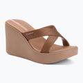 Női papucsok Ipanema High Fashion II Slide brown/glitter/pink