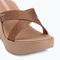Női papucsok Ipanema High Fashion II Slide brown/glitter/pink 7