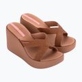 Női papucsok Ipanema High Fashion II Slide brown/glitter/pink