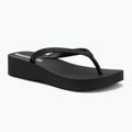 Női Ipanema Mesh Chic Plat fekete/glitter fekete flip flopok
