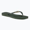 Havaianas Square Logo Metallic green olive női flip-flop papucs