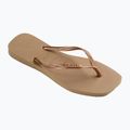 Havaianas Square Logo Metallic rose gold / rose gold női flip-flop papucs 9