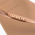 Havaianas Square Logo Metallic rose gold / rose gold női flip-flop papucs 13