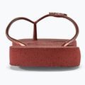 Havaianas Square Logo Metallic mahogany női flip-flop papucs 6