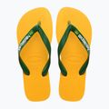 Havaianas Brasil Logo pop yellow flip-flop papucs 10