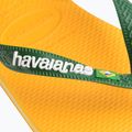 Havaianas Brasil Logo pop yellow flip-flop papucs 12