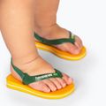 Havaianas Baby Brasil Logo II pop yellow / amazon gyermek szandál 4